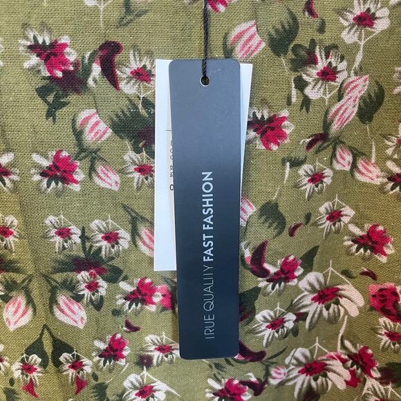 Zanzea Collection Women’s Bohemian Floral Long Sleeve Lace Trim Top Large NWT - Picture 9 of 11